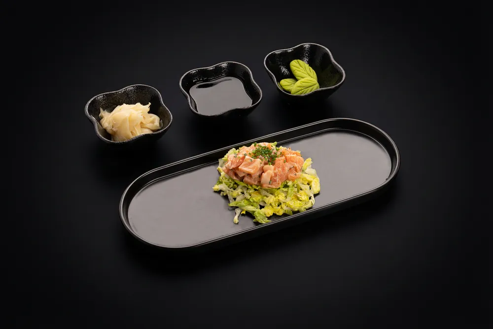 One Scoop Spicy Crispy Salmon